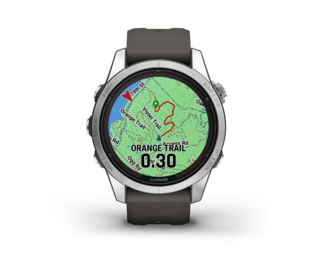 Garmin fenix 7S Pro Solar 42mm srebrny - 1150230 - zdjęcie 6